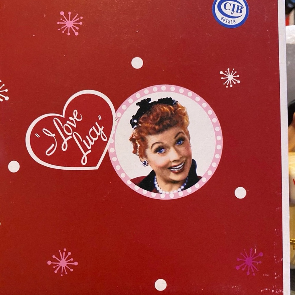 I Love Lucy Red Decorative Box